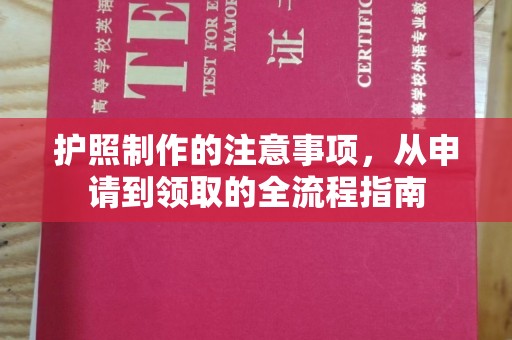 东光护照制作的注意事项，从申请到领取的全流程指南
