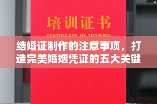 东光结婚证制作的注意事项，打造完美婚姻凭证的五大关键点