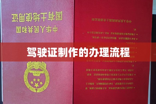 东光驾驶证制作的办理流程
