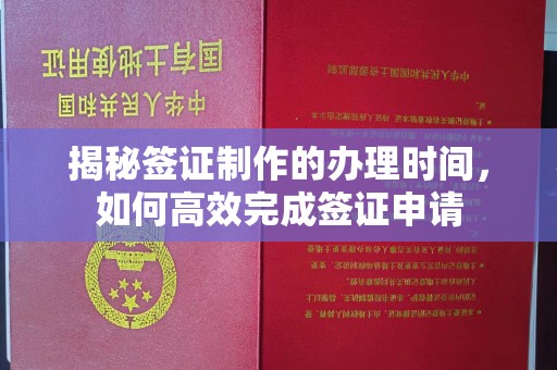 东光揭秘签证制作的办理时间，如何高效完成签证申请