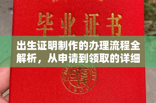 东光出生证明制作的办理流程全解析，从申请到领取的详细指南