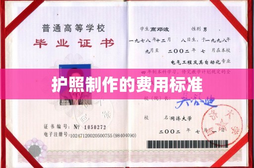 东光护照制作的费用标准