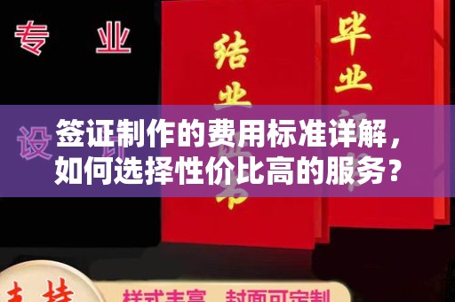 东光签证制作的费用标准详解，如何选择性价比高的服务？